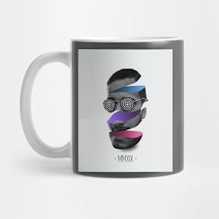 Colorful Head Of Happiness Mug